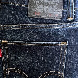 Levi's Blue Slim Jeans with Classic Indigo Hue 511